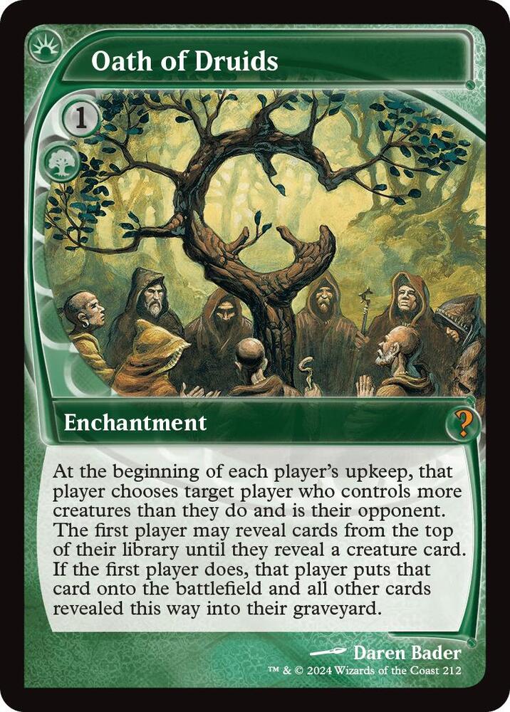 Oath of Druids (Future Sight) (212) [Mystery Booster 2]