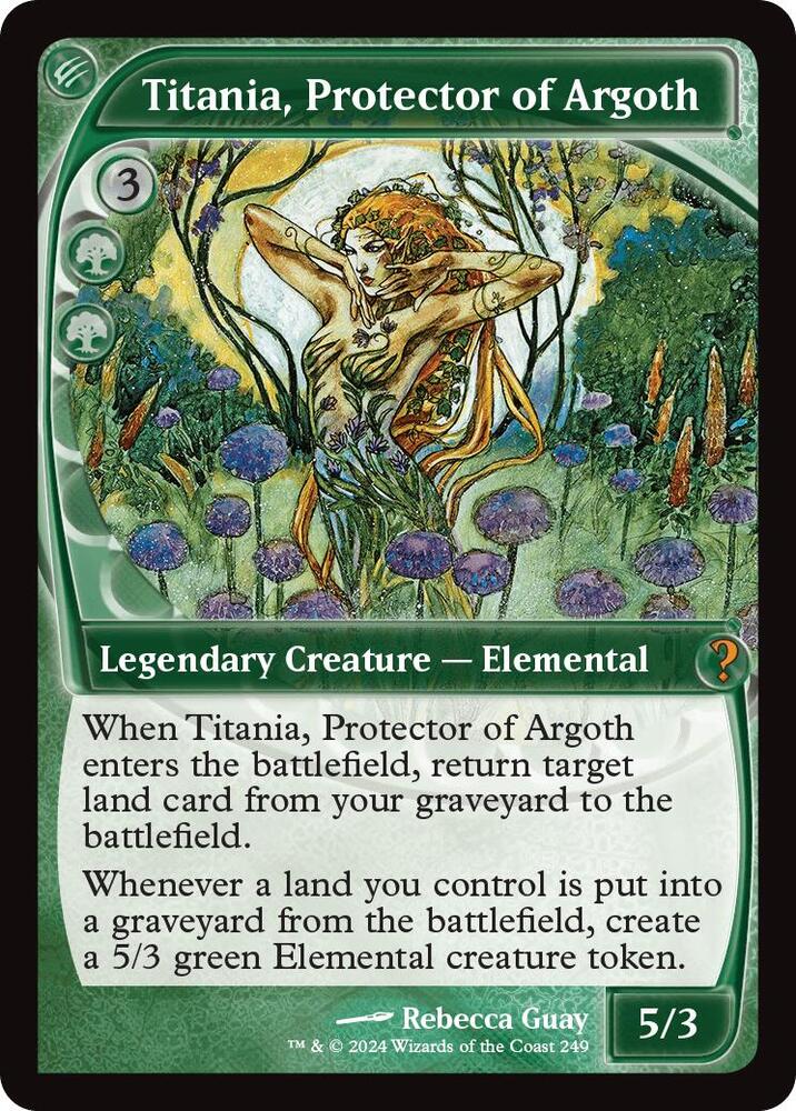 Titania, Protector of Argoth (Future Sight) (249) [Mystery Booster 2]