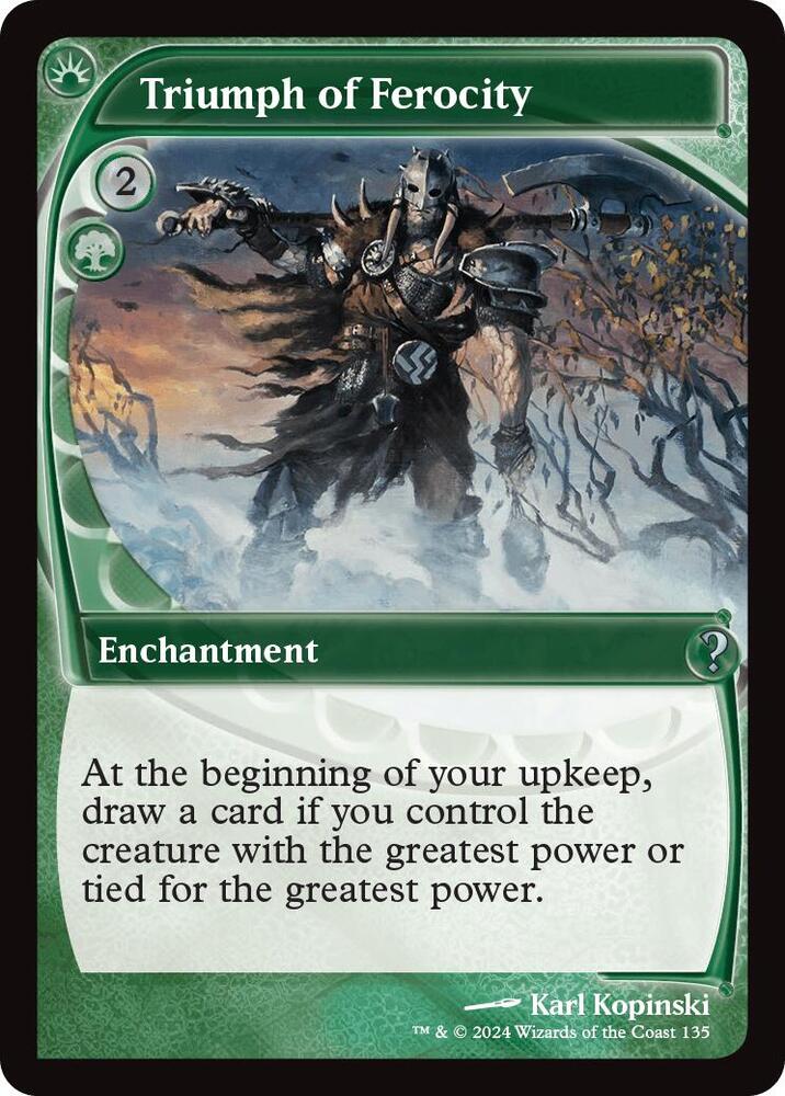 Triumph of Ferocity (Future Sight) (135) [Mystery Booster 2]