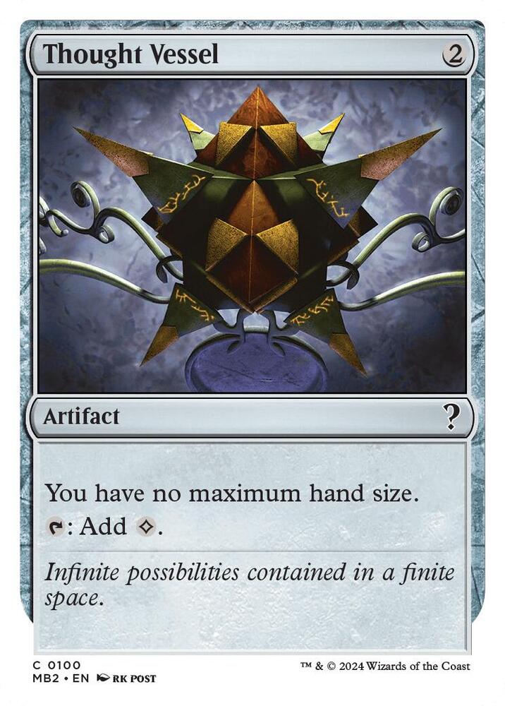 Thought Vessel (White Border) (100) [Mystery Booster 2]