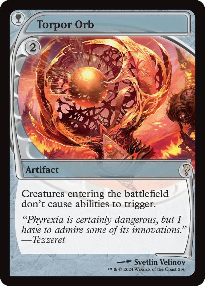 Torpor Orb (Future Sight) (236) [Mystery Booster 2]