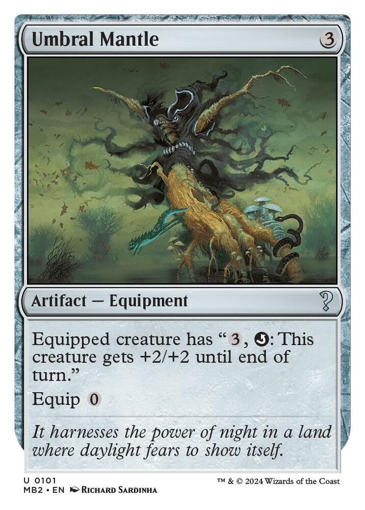 Umbral Mantle (White Border) (101) [Mystery Booster 2]