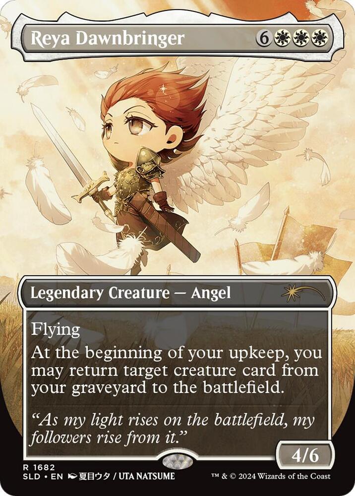 Reya Dawnbringer (Rainbow Foil) (1682) [Secret Lair Drop]