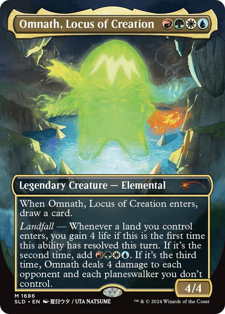 Omnath, Locus of Creation (Rainbow Foil) (1686) [Secret Lair Drop]