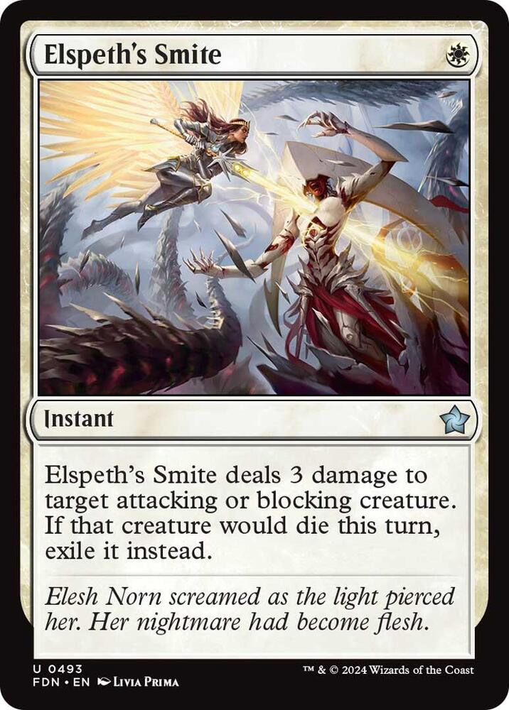 Elspeth's Smite (493) [Foundations]