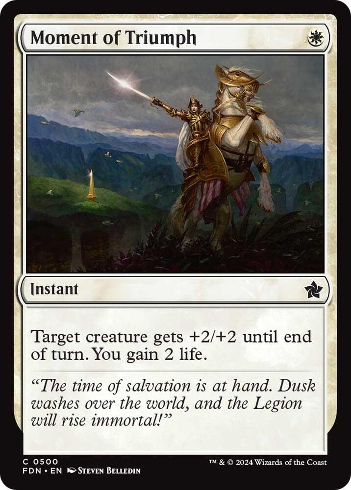 Moment of Triumph (500) [Foundations]