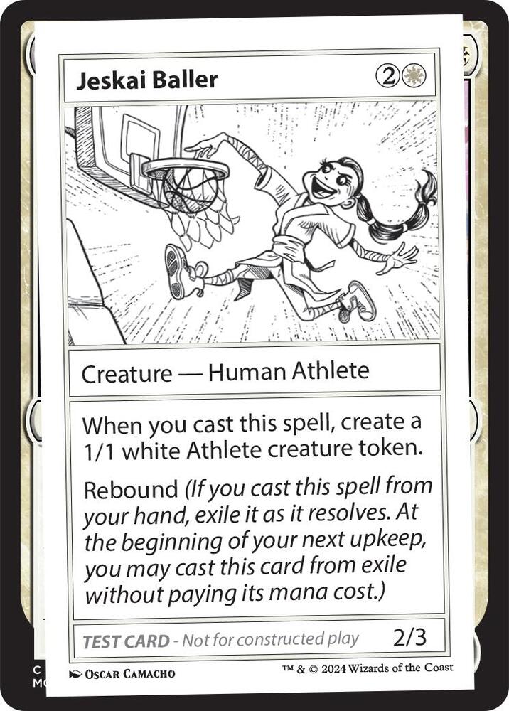 Jeskai Baller (999-JB) [Mystery Booster 2 Playtest Cards]