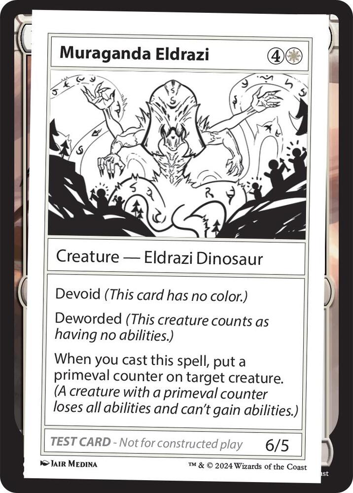 Muraganda Eldrazi (999-ME) [Mystery Booster 2 Playtest Cards]