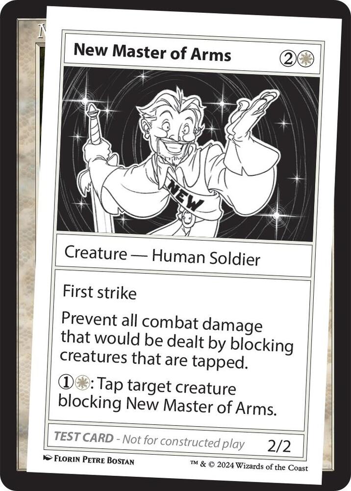 New Master of Arms (999-NMOA) [Mystery Booster 2 Playtest Cards]