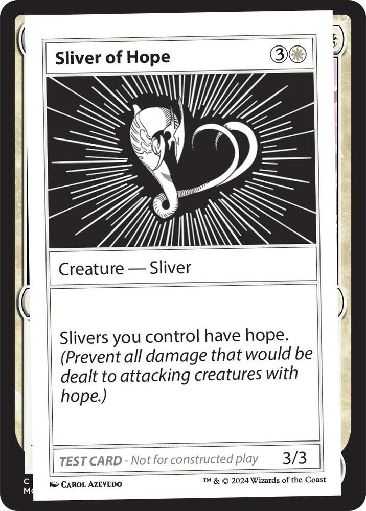 Sliver of Hope (999-SOH) [Mystery Booster 2 Playtest Cards]