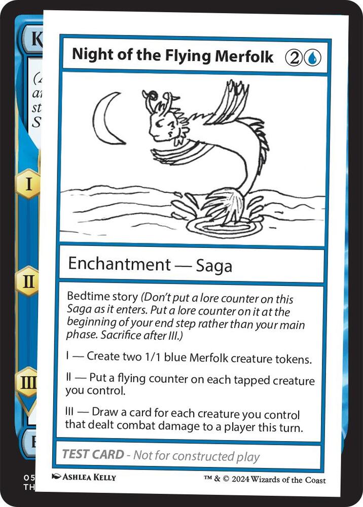 Night of the Flying Merfolk (999-NOTFM) [Mystery Booster 2 Playtest Cards]
