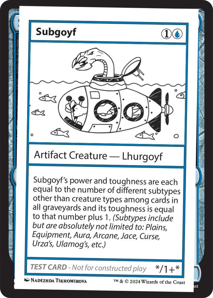 Subgoyf (999-SG) [Mystery Booster 2 Playtest Cards]