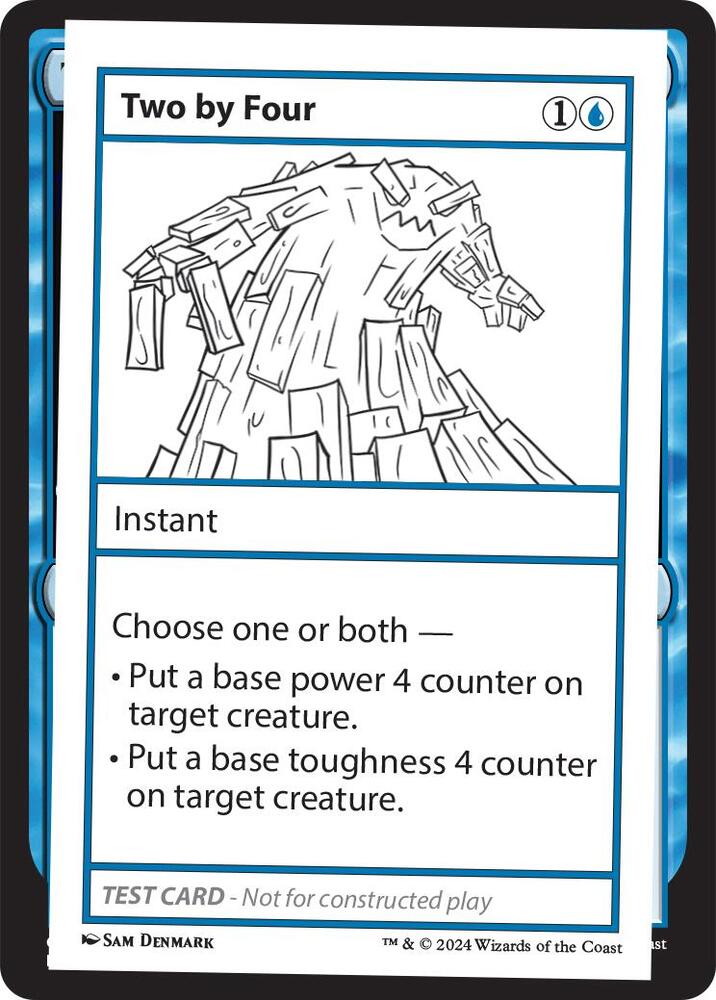 Two by Four (999-TXF) [Mystery Booster 2 Playtest Cards]