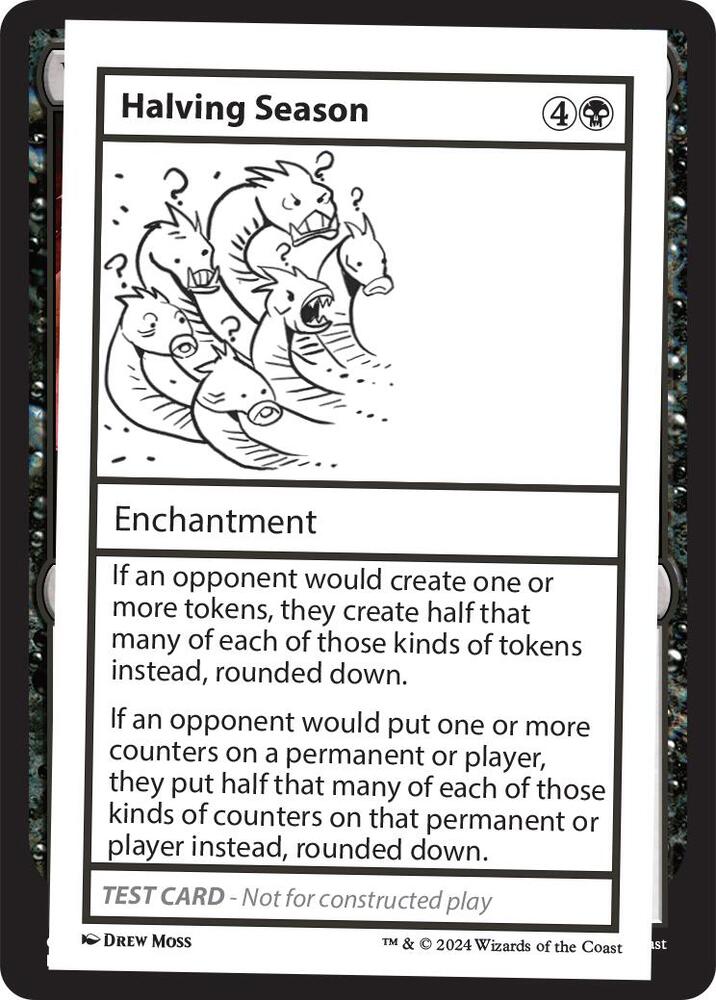 Halving Season (999-HS) [Mystery Booster 2 Playtest Cards]