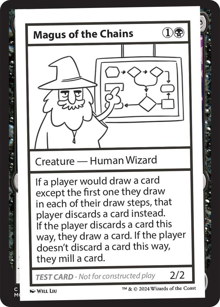 Magus of the Chains (999-MOTC) [Mystery Booster 2 Playtest Cards]