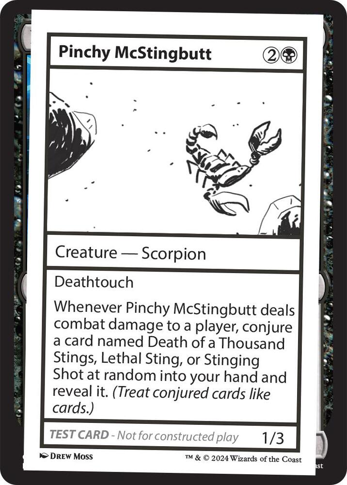 Pinchy McStingbutt (999-PMSB) [Mystery Booster 2 Playtest Cards]