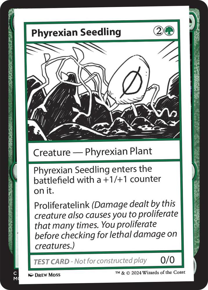 Phyrexian Seedling (999-PS) [Mystery Booster 2 Playtest Cards]