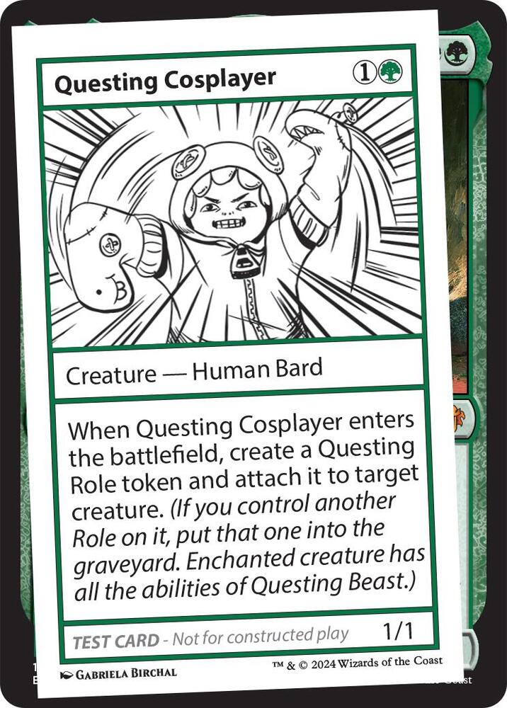 Questing Cosplayer (999-QC) [Mystery Booster 2 Playtest Cards]