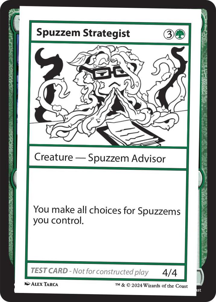 Spuzzem Strategist (999-SS) [Mystery Booster 2 Playtest Cards]