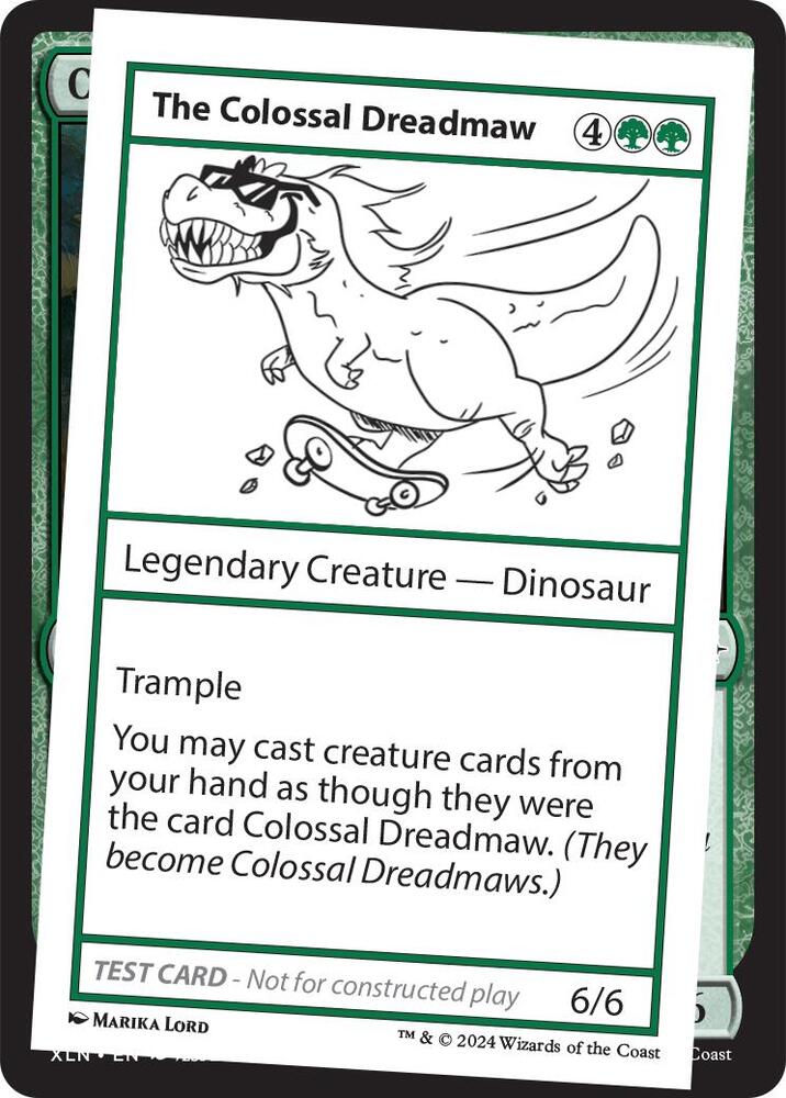 The Colossal Dreadmaw (999-TCD) [Mystery Booster 2 Playtest Cards]