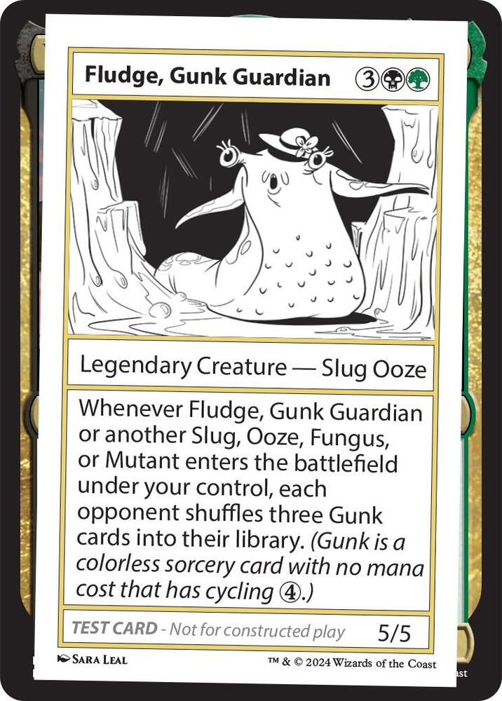 Fludge, Gunk Guardian (999-FGG) [Mystery Booster 2 Playtest Cards]
