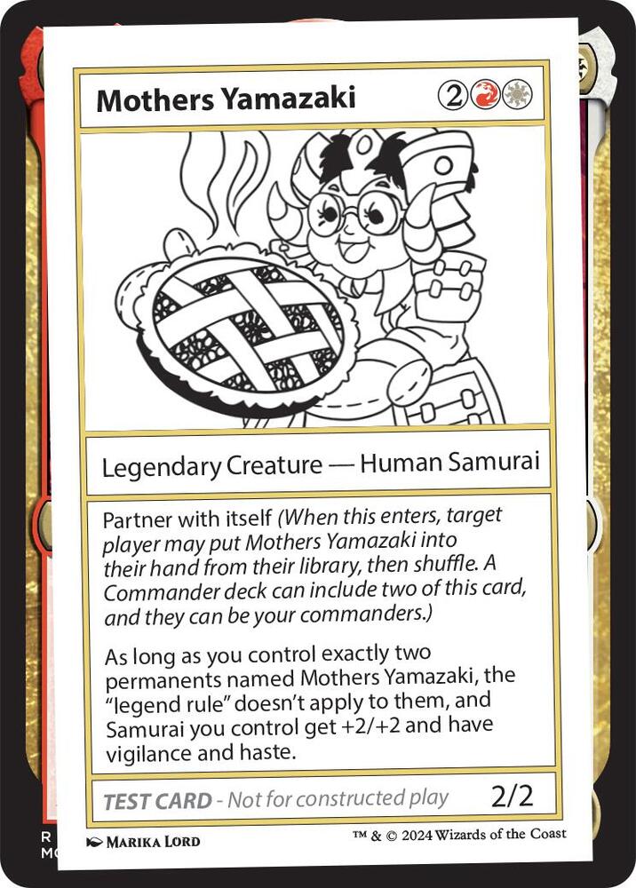 Mothers Yamazaki (999-MY) [Mystery Booster 2 Playtest Cards]