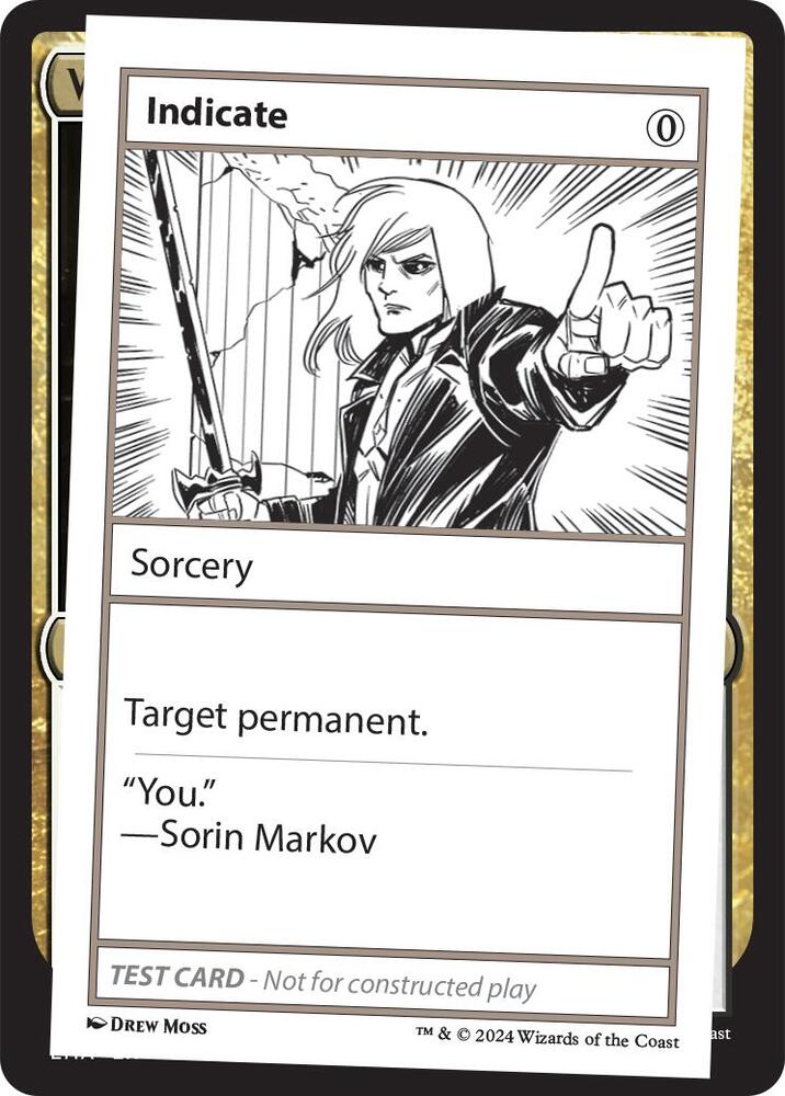 Indicate (999-I) [Mystery Booster 2 Playtest Cards]