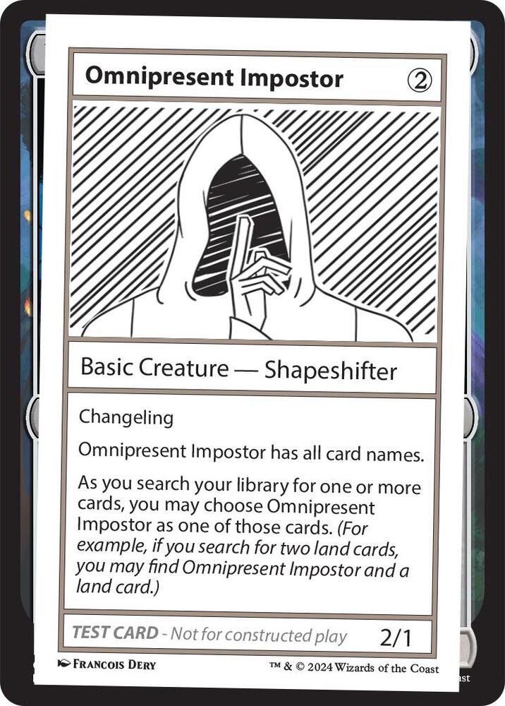Omnipresent Impostor (999-OI) [Mystery Booster 2 Playtest Cards]