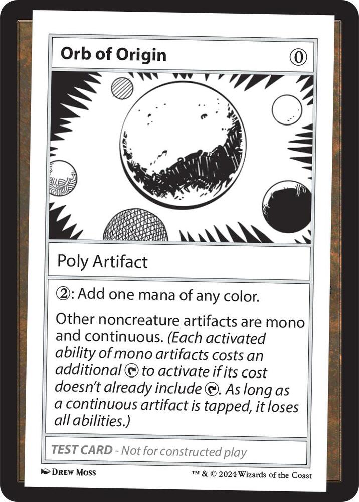 Orb of Origin (999-OOO) [Mystery Booster 2 Playtest Cards]