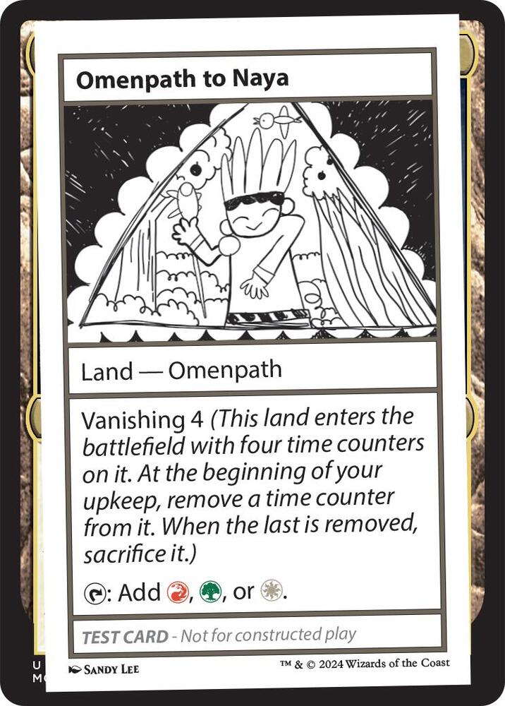Omenpath to Naya (999-OTN) [Mystery Booster 2 Playtest Cards]