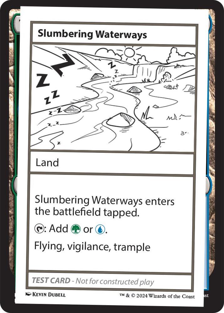 Slumbering Waterways (999-SW) [Mystery Booster 2 Playtest Cards]