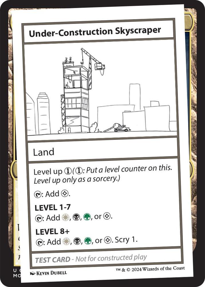 Under-Construction Skyscraper (999-UCS) [Mystery Booster 2 Playtest Cards]