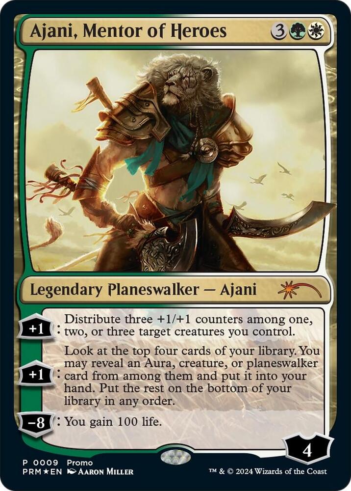 Ajani, Mentor of Heroes (Deluxe Commander Kit) (9) [Unique and Miscellaneous Promos]