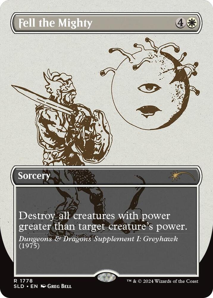 Fell the Mighty (1778) [Secret Lair Drop]
