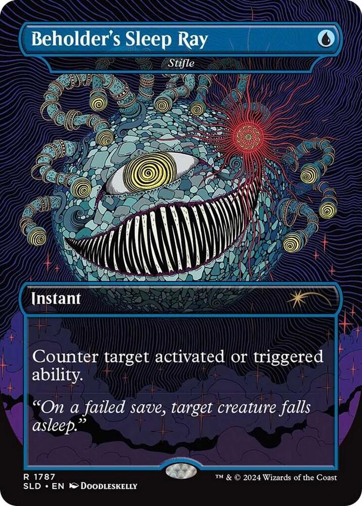 Beholder's Sleep Ray - Stifle (1787) [Secret Lair Drop]