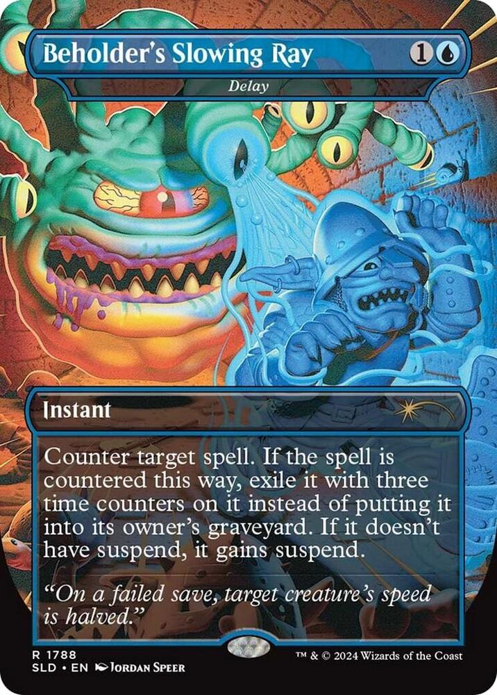 Beholder's Slowing Ray - Delay (1788) [Secret Lair Drop]