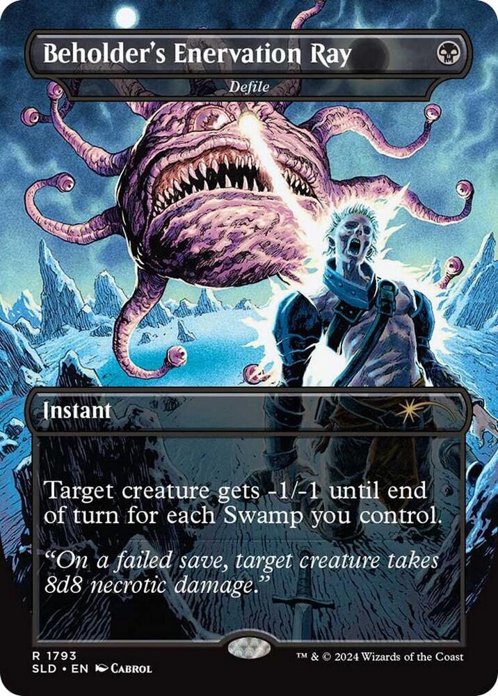 Beholder's Enervation Ray - Defile (1793) [Secret Lair Drop]