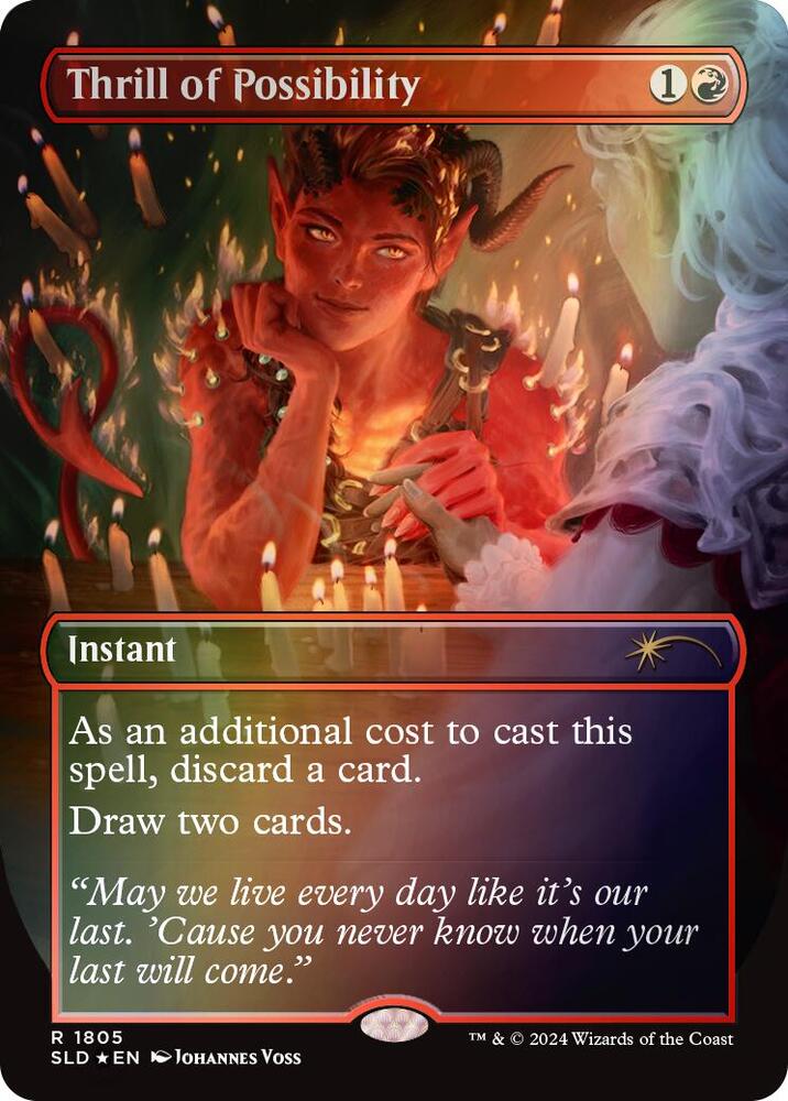 Thrill of Possibility (1805) (Rainbow Foil) [Secret Lair Drop]