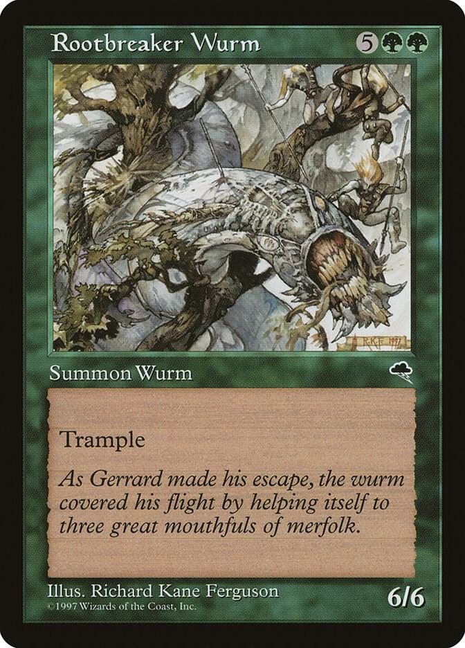 Rootbreaker Wurm (251) [Tempest]