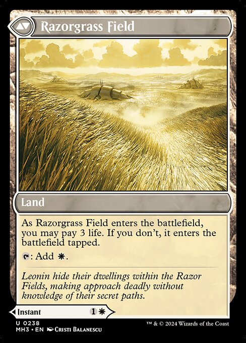 Razorgrass Ambush (238) [Modern Horizons 3] Reverse