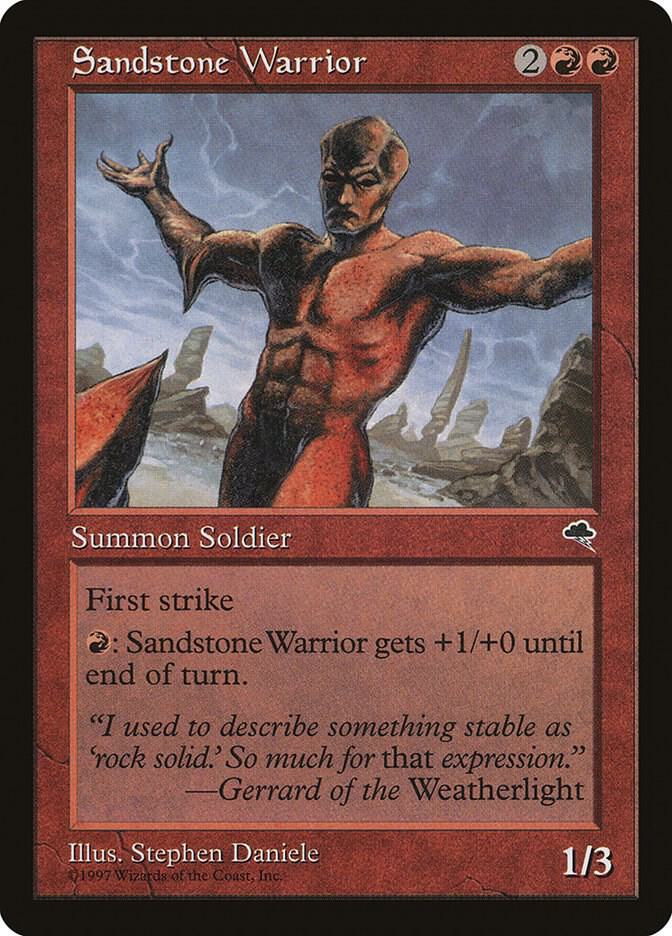 Sandstone Warrior (199) [Tempest]