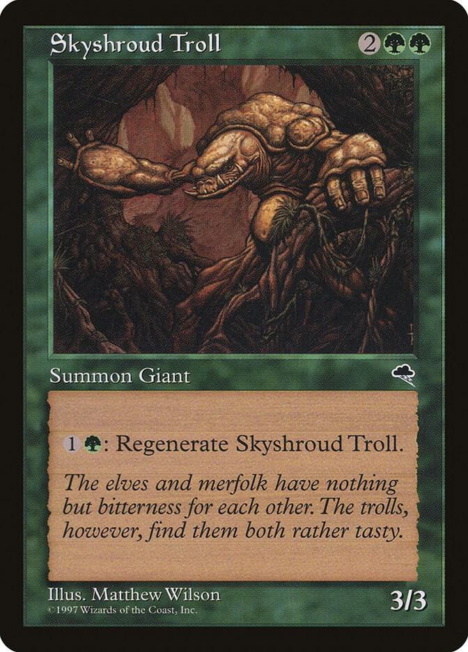 Skyshroud Troll (257) [Tempest]