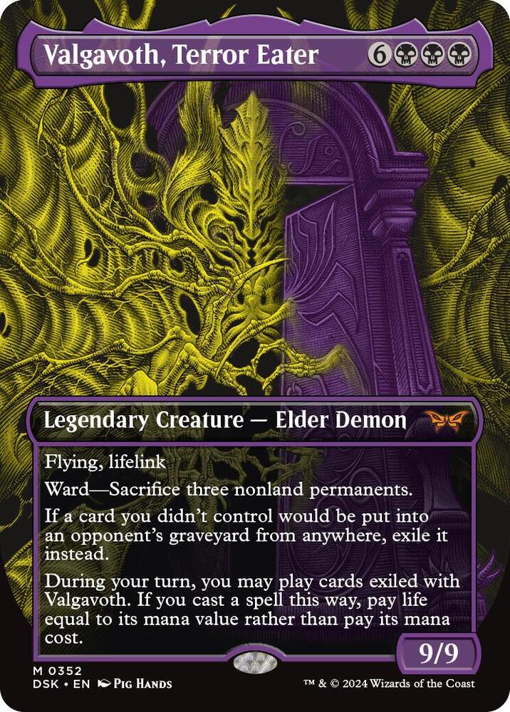 Valgavoth, Terror Eater (Showcase) (352) [Duskmourn: House of Horror]