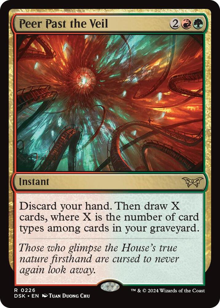 Peer Past the Veil (226) [Duskmourn: House of Horror]