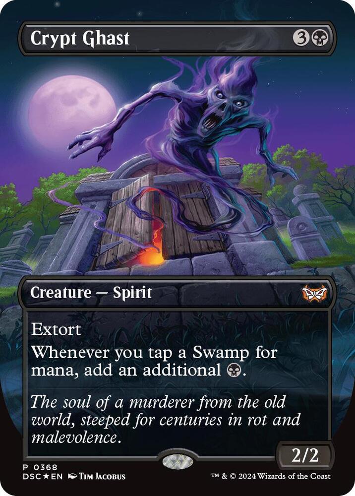 Crypt Ghast (Borderless) (368) [Duskmourn: House of Horror Commander]