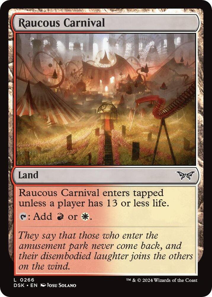 Raucous Carnival (266) [Duskmourn: House of Horror]