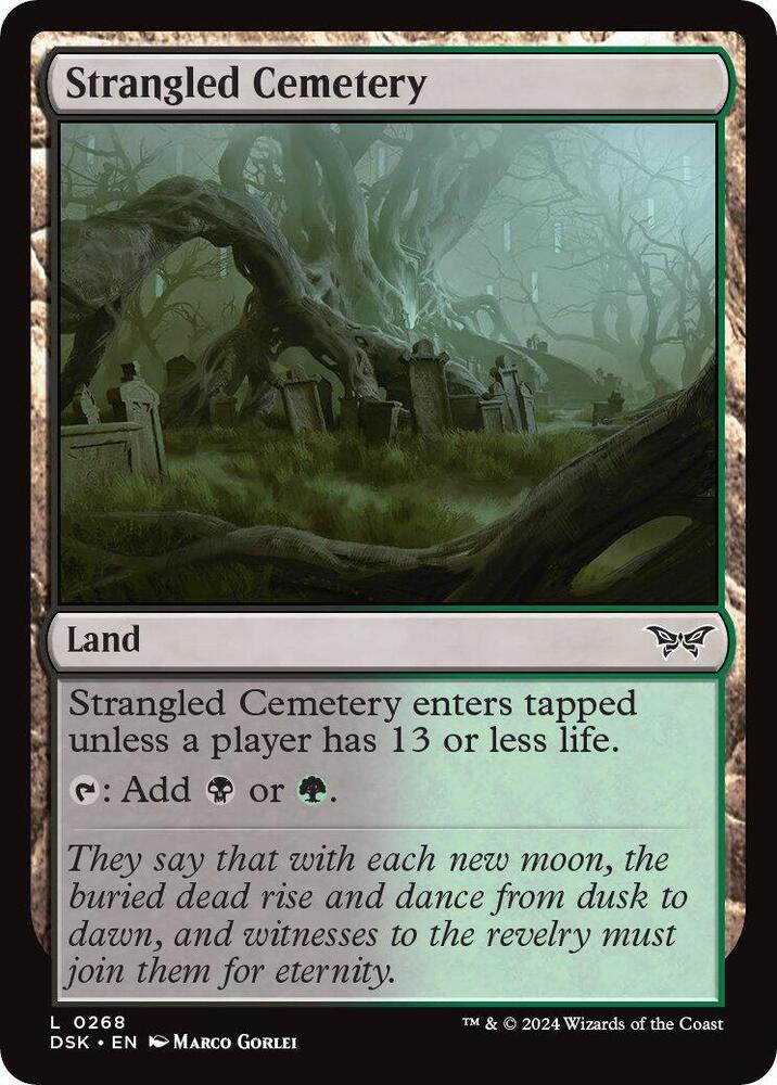 Strangled Cemetery (268) [Duskmourn: House of Horror]