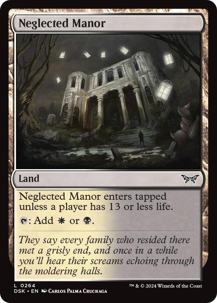 Neglected Manor (264) [Duskmourn: House of Horror]