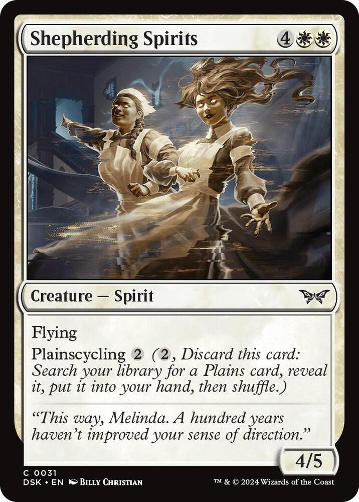 Shepherding Spirits (31) [Duskmourn: House of Horror]