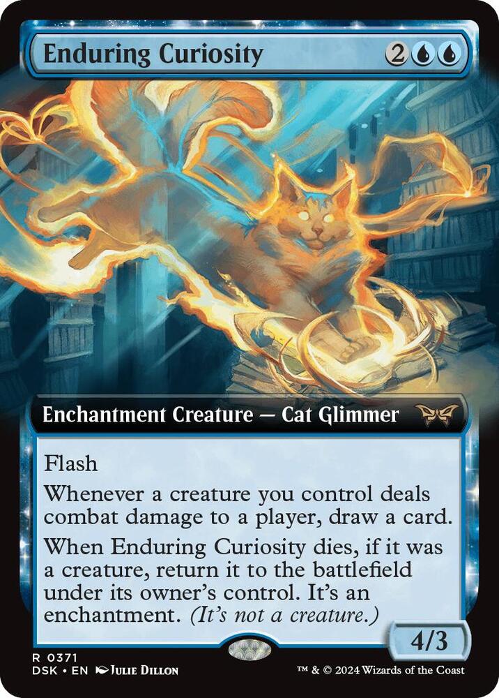 Enduring Curiosity (Extended Art) (371) [Duskmourn: House of Horror]